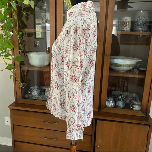 Pendleton Paisley Floral Pearl Snap Button Down Shirt - Picture 6 of 6